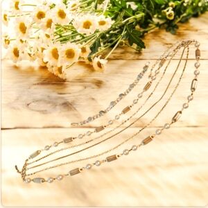 Goldtone Necklace and bracelet